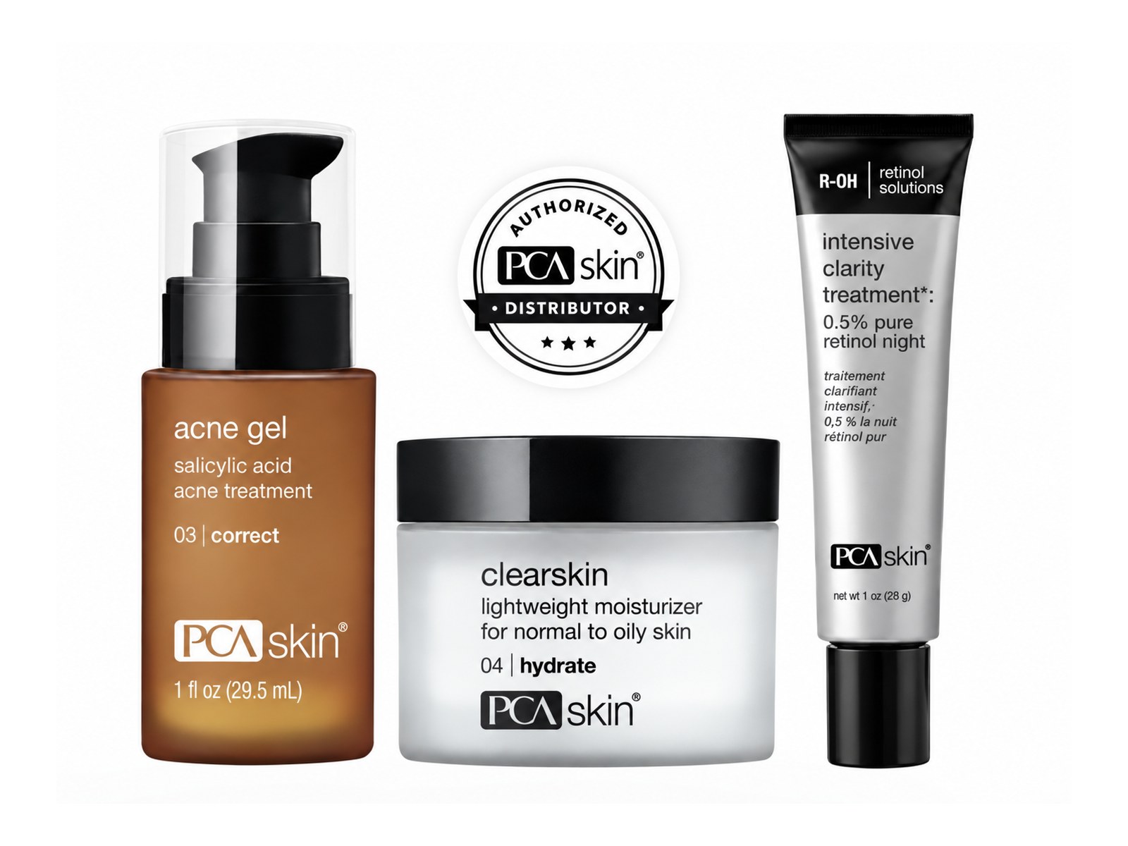 PCA SKIN professional-grade products — authorized distributor